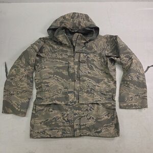 US Air Force ECWES Abu‎ Apecs Goretex Cold Weather Tiger Stripe Parka Sm X-Short